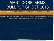 Tablet Screenshot of bullpupshoot.com